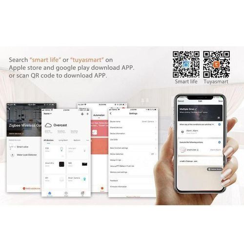 WiFi Smart  Sound Alarm Panic Alarm For Tuya Supply Home Safety
