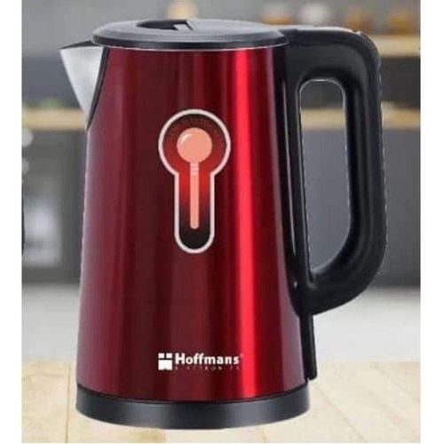 Hoffmans  2.5Ltrs Electric Tea Kettle For Boiling Water Stainless Steel Double Wall Hot Water Boiler with Automatic Shut Off & Boil-Dry Protection- Multicolor