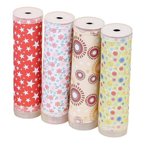 4pcs DIY Handmade Rotating Kaleidoscope Making Material Bags Kits Kindergarten Children Early Educational Toys