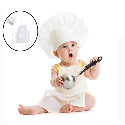 Chef Set Kids Aprons, Children Cooking Play Boy Large