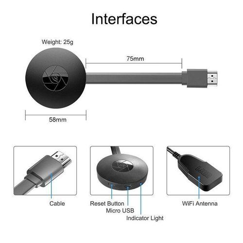 USB Wifi Screen Sharer 1080P Full High Definition TV Stick Support Multiple Device