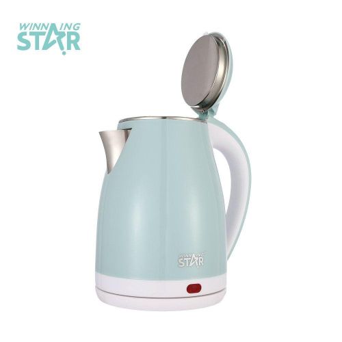 Winningstar 1.8 Litre Quick Boiling Double Layer Stainless Steel Electric Kettle- Multicolor.