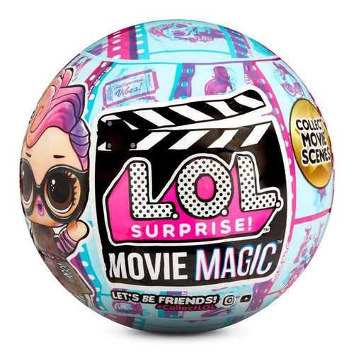 LOL Surprise Movie Dolls with 10 Surprises Including Limited Edition Doll, Film Scenes Movie Prop Accessories Color Change