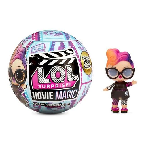LOL Surprise Movie Dolls with 10 Surprises Including Limited Edition Doll, Film Scenes Movie Prop Accessories Color Change