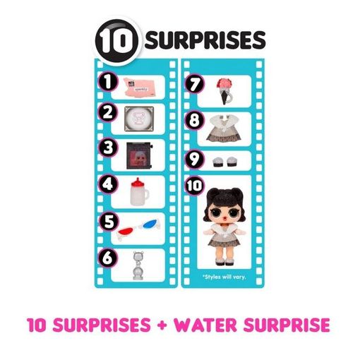 LOL Surprise Movie Dolls with 10 Surprises Including Limited Edition Doll, Film Scenes Movie Prop Accessories Color Change