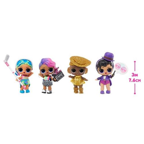 LOL Surprise Movie Dolls with 10 Surprises Including Limited Edition Doll, Film Scenes Movie Prop Accessories Color Change
