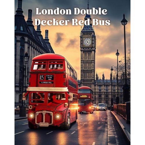 rolife London Tour Bus 3D Wooden Puzzles Wood Model Toy Car to Build Crafts Collectibles Gifts for Boys Girls