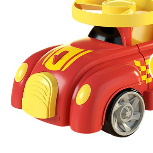 6 Pull Back Cars And Flying Propeller Launch Toy