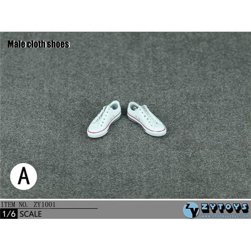 In ZY1001 1/6 Scale Male Clothing Accessories Men's Strap Low Soccer Sports Shoes For 12 Inch Action Figure