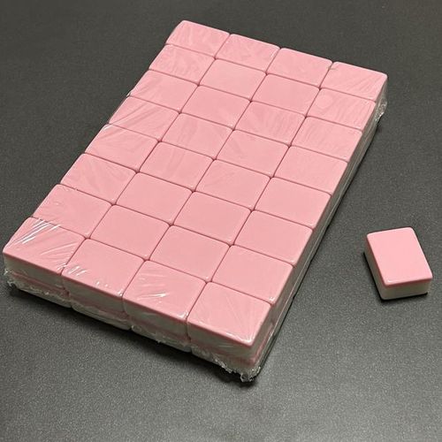 64 Pcs Mahjong Tiktok Seaside Escape 64+1 Blocks Mahjong Tile Game with Pattern of Flag 1/2 Players Parent Child Party Game