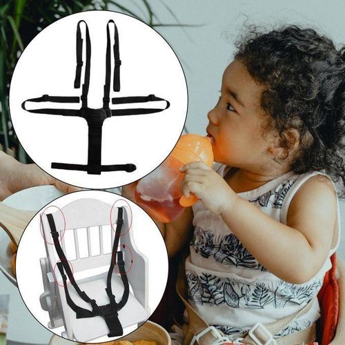 Adjustable Baby Seat Belt 5 Point Harness For High Chair Baby Stroller