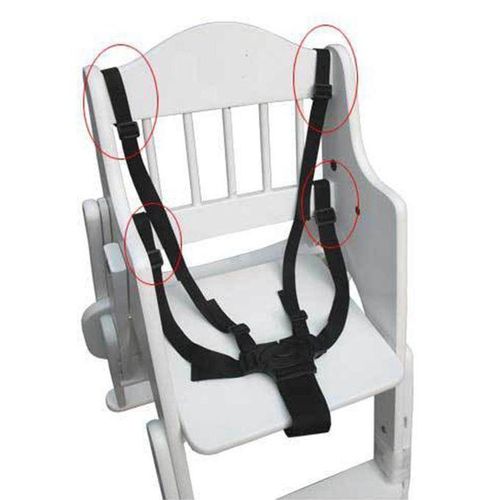 Adjustable Baby Seat Belt 5 Point Harness For High Chair Baby Stroller