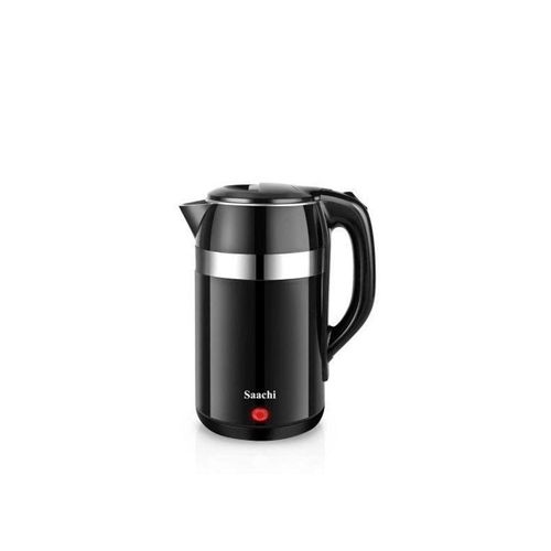 Saachi  electric Kettle / Water boiler With Stainless Steel Inner Layer Of 2.5 Liters-Black/Silver