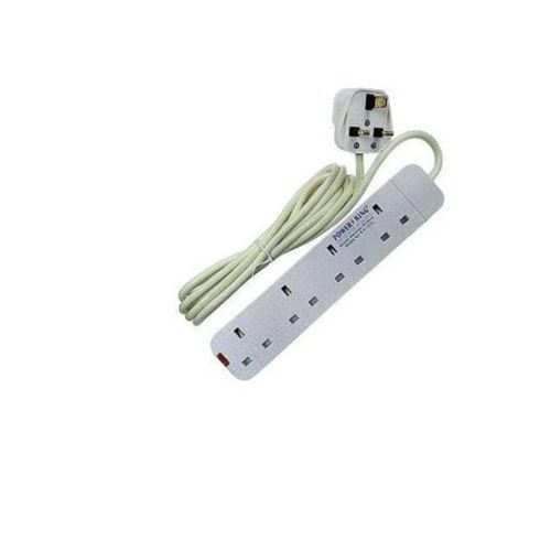 Bundle of Scartle Electric Kettle ,Saachi Flat Iron & 4Ways Power king Extension-Sliver