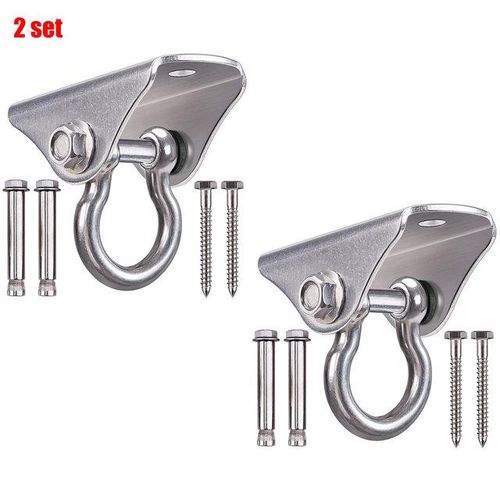 Aerial Swing Hangers 500kg Ceiling Mount for Yoga Hammock Chair Sandbag Punch Bag 304 Stainless Steel Swing Accessories