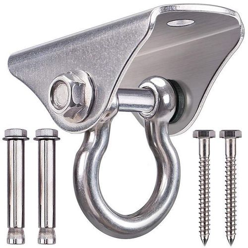 Aerial Swing Hangers 500kg Ceiling Mount for Yoga Hammock Chair Sandbag Punch Bag 304 Stainless Steel Swing Accessories