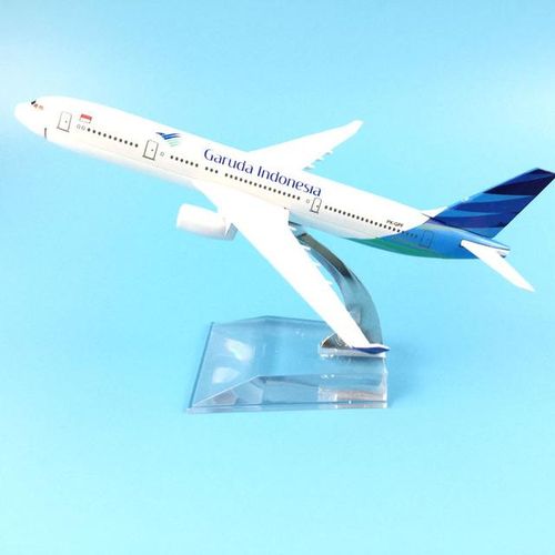 16cm Alloy Metal Air Garuda Indonesia Airlines Airbus 330 A330 Plane Model Aircraft Airplane Model w Stand Craft Collection