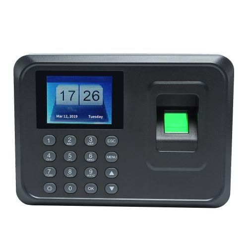 Intelligent Biometric Fingerprint Password Attendance  Black