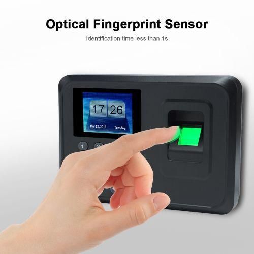 Intelligent Biometric Fingerprint Password Attendance  Black