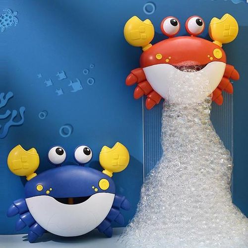 Crab Bubble Bath Maker For The Bathtub Blows Bubbles And Plays 12 Children’s Baby Crawler Steppers Baby Items 6 to 12 Months