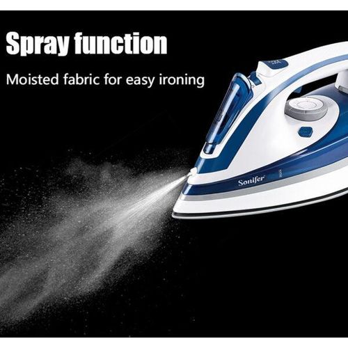 Sonifer Faster Easier And Smarter Electric Steam Iron With Burst Function And Ceramic Sole Plate-Multicolour