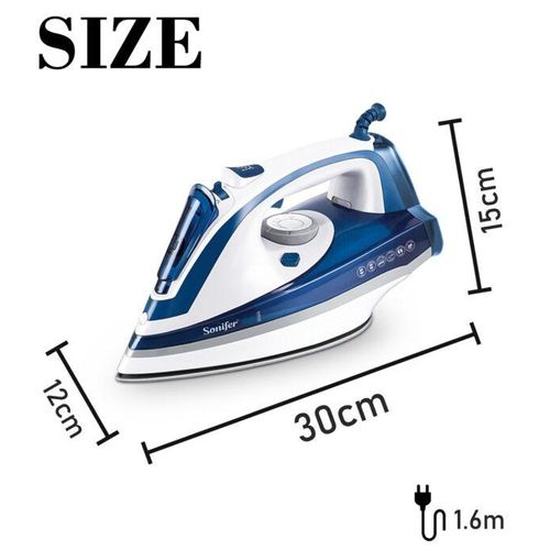 Sonifer Faster Easier And Smarter Electric Steam Iron With Burst Function And Ceramic Sole Plate-Multicolour