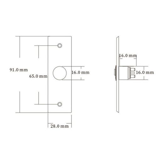 915 Generation Stainless Steel Exit Button Switch for Lock Door