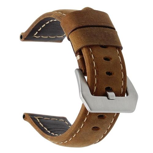 20mm 22mm 24mm 26mm Green Brown Genuine Leather Bracelet Man Watch Band For Panerai Pam111 441 Cowhide Watchband Wrist Strap