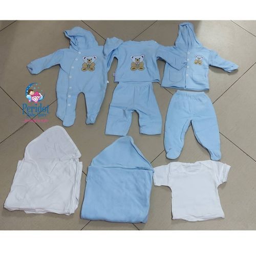 8PCS UNISEX NEW BORN BABY CLOTHING RECEIVING SET