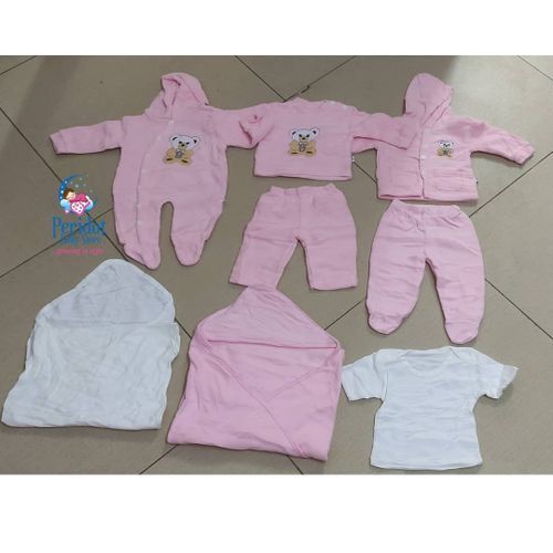 8PCS UNISEX NEW BORN BABY CLOTHING RECEIVING SET