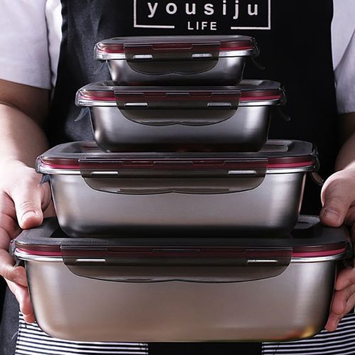 220Ml Stainless Steel Lunch Box Sealed Food Fresh-Keeping