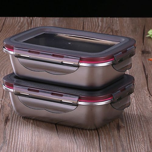 220Ml Stainless Steel Lunch Box Sealed Food Fresh-Keeping