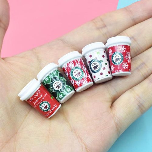 8pcs 1:12 Doll House Decration Accessories Mini Food Coffee Drink Ice Cup Bottle for Barbie Doll DIY