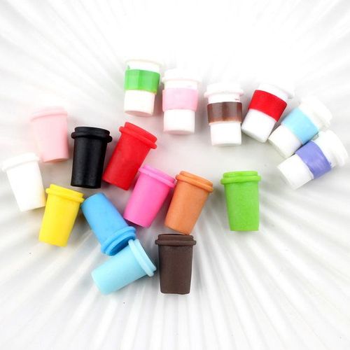 8pcs 1:12 Doll House Decration Accessories Mini Food Coffee Drink Ice Cup Bottle for Barbie Doll DIY