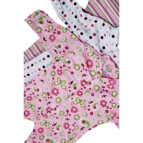 Three Piece Baby Overalls - Pink Multiple Designs