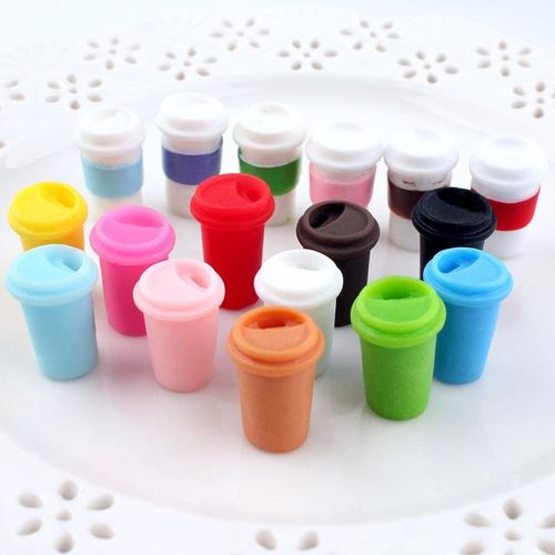 8pcs 1:12 Doll House Decration Accessories Mini Food Coffee Drink Ice Cup Bottle for Barbie Doll DIY