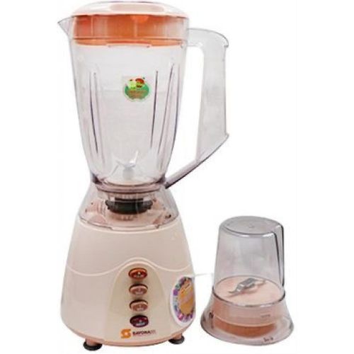 Sayona Quality Unbreakable Blender With 2 Mill Grinders-Transparent
