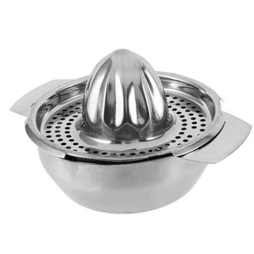 Stainless Steel Juice Reamer Glass Manual Juicer Orange Lemon Lime Squeezer
