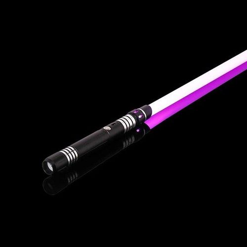 RGB Metal Heavy Lightsaber 16 Colors LED Rave Cosplay Kids Rechargeable Party Glow Toy Upgraded Version