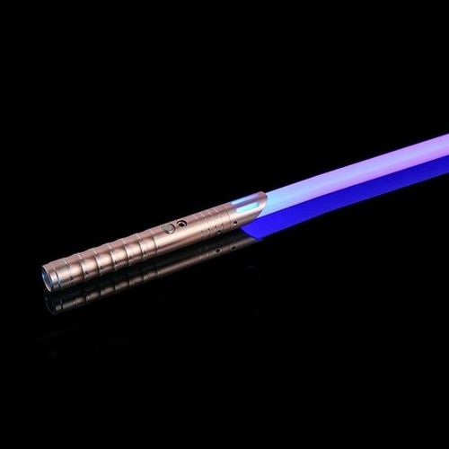 RGB Metal Heavy Lightsaber 16 Colors LED Rave Cosplay Kids Rechargeable Party Glow Toy Upgraded Version
