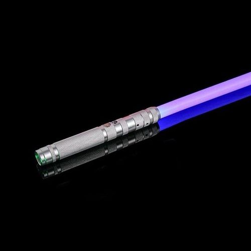 RGB Metal Heavy Lightsaber 16 Colors LED Rave Cosplay Kids Rechargeable Party Glow Toy Upgraded Version
