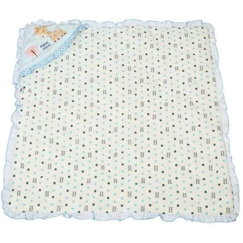Baby Shawl Receiver  - Blue Pattern May Vary