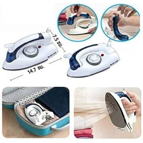 Mini Travel Steam Iron & HandHeld Clothes Steamer 800W Portable Foldable Garment Steamer Dry Iron