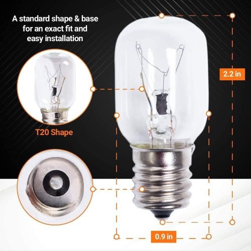 915 Generation Light  40W E17 125V Repment Part - Exact Fit for Microwaves and the Lava - Pack of 3