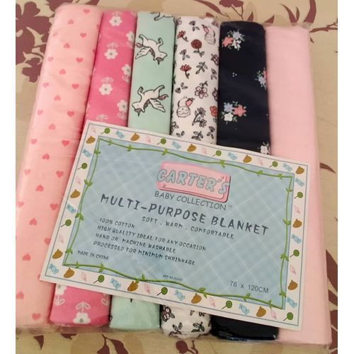 Other Multi-Purpose Blanket 6 Pcs - Color & Design May Vary