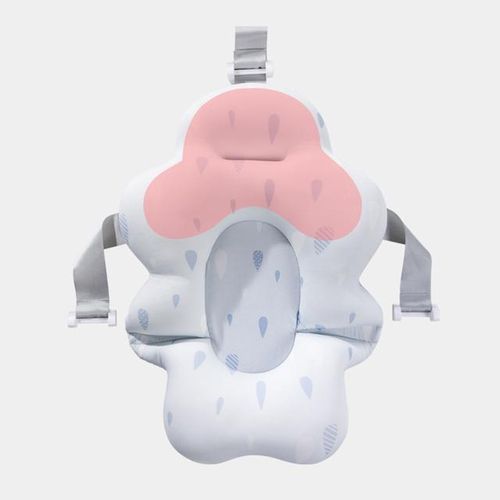 Newborn Baby Bath Net Tub Seat Baby Shower Bath Tub Pad Nonslip Safety Nursing Bath Support Soft Comfort Body Cushion Mat Pillow