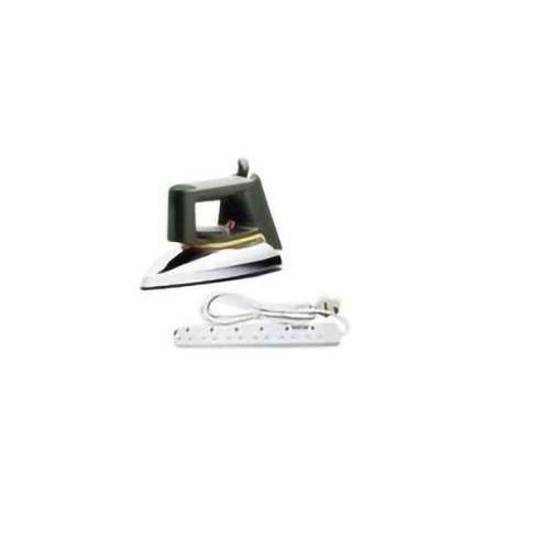 Power King Flat Iron & 6 Extension Cable - Silver , White