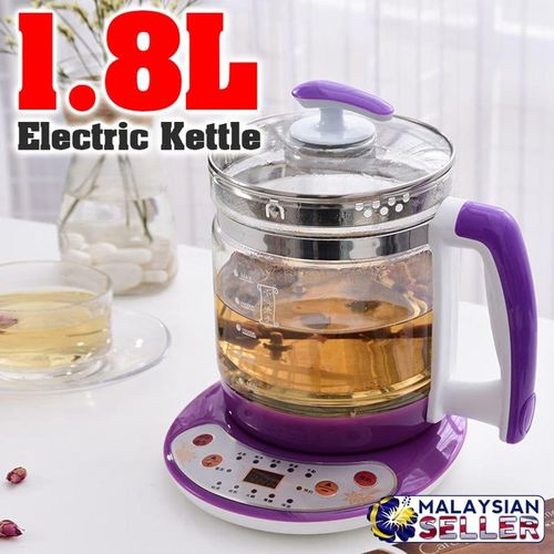 1.8L Electric Kettle Insulation Smart Constant Automatic Thickening Glass Temperature Intelligent Health Pot  Thermal Digital Multi-Function Boiling Water Cordless Jug