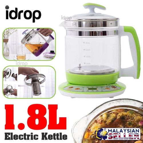 1.8L Electric Kettle Insulation Smart Constant Automatic Thickening Glass Temperature Intelligent Health Pot  Thermal Digital Multi-Function Boiling Water Cordless Jug
