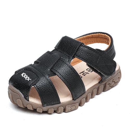 Unisex Baby Shoes Casual Soft Sole Sandals - Black